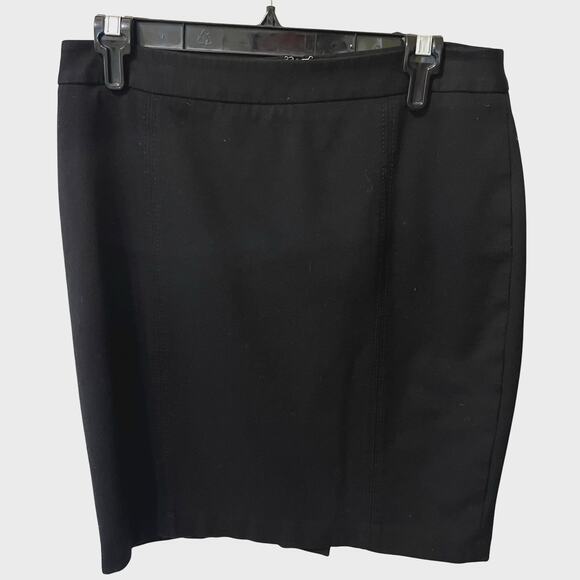 Talbots Petites Black Pencil Skirt Size 6P Officecore Corpcore Office Siren - Picture 1 of 6